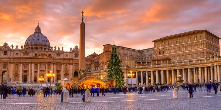 Advent v Římě a Vatikánu: letenka, hotel a bohatý program s průvodcem