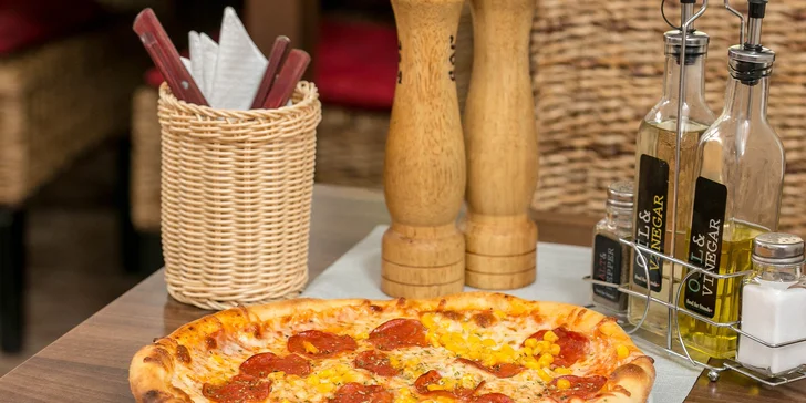 Pizza podľa vlastného výberu!