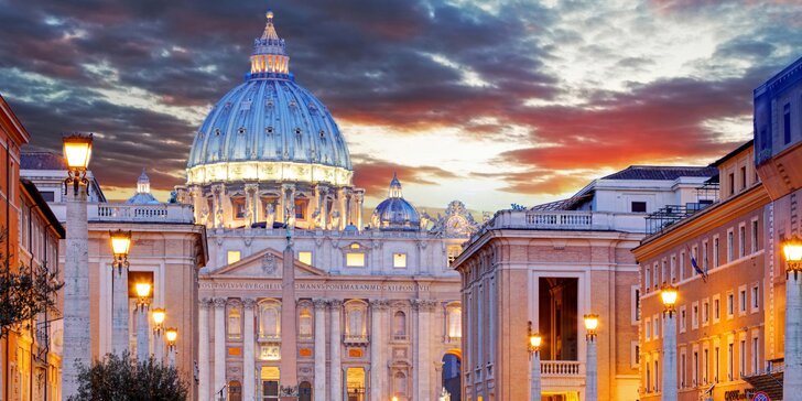 Čtyřdenní zájezd do Itálie s letenkou i hotelem: Řím, Vatikán, Vesuv i Pompeje