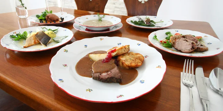 Podzimní degustační menu o 6 chodech