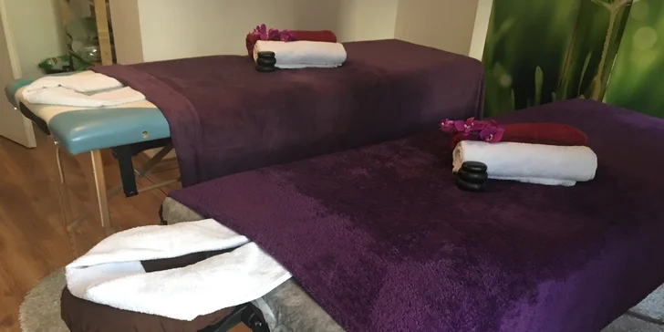 Láskyplné uvolnění ve dvou: 60minutová terapeutická párová masáž
