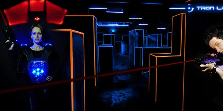 Laser Game v nejmodernější Laser Aréně v ČR na 2 hry po 15 minutách