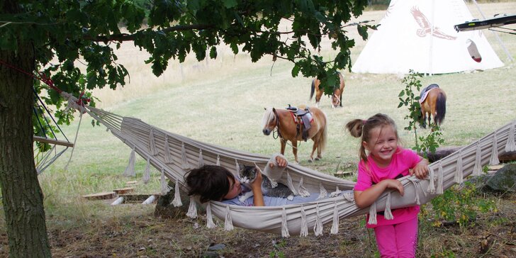 Prohlídka eko farmy: jízda na koni či poníkovi i zábavný program pro děti