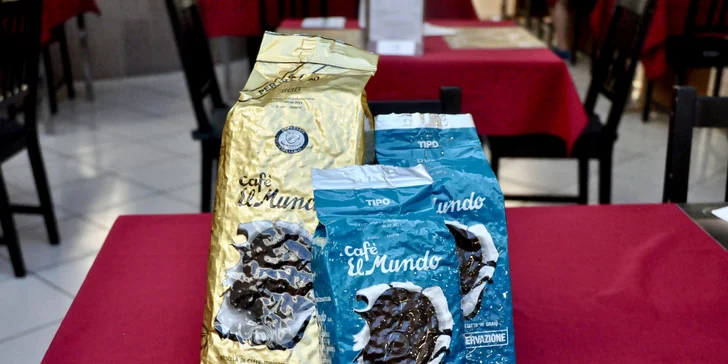 Tohle si vychutnáte: až 1 kg zrnkové kávy z Cafe del Gusto