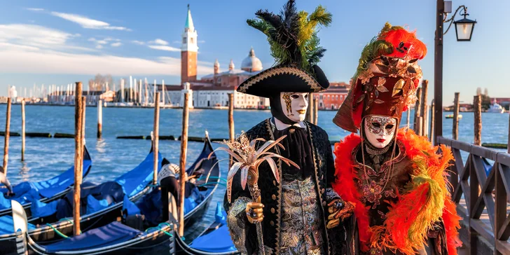 Výlet na nejslavnější evropský karneval v Benátkách – odjezdy z Čech