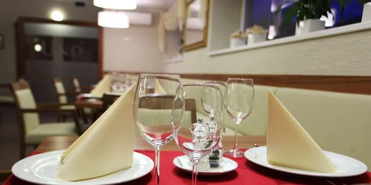 Lahodné tříchodové  menu pro dvě osoby