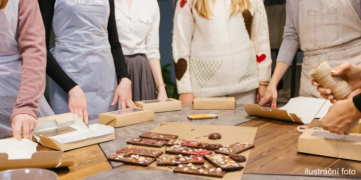 Čokoládový workshop pro rodiče s dětmi: degustace i vlastnoruční výroba