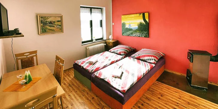 Pobyt na Šumavě ve vybaveném apartmánu s kuchyňkou až pro 6 osob