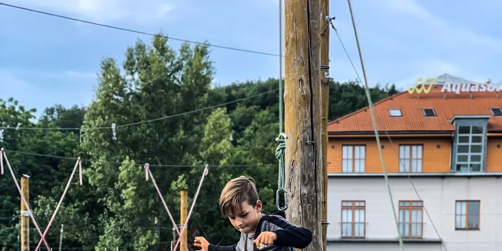 S partou za pokladem: 3 hodiny akční zábavy a luštění šifer v lanovém centru