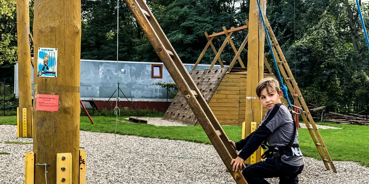 S partou za pokladem: 3 hodiny akční zábavy a luštění šifer v lanovém centru