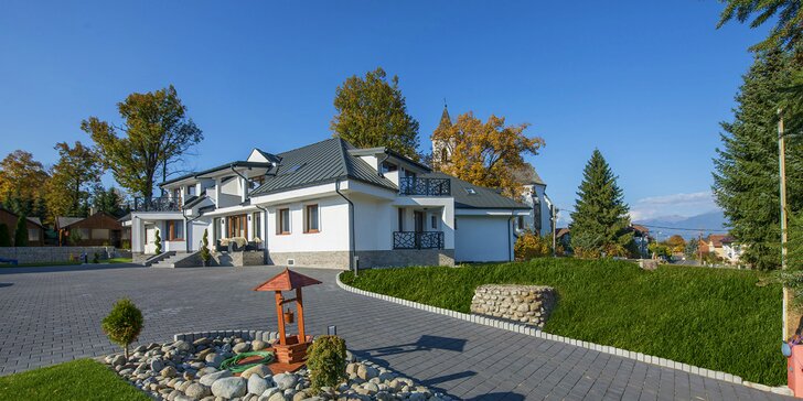 Luxusní Villa Bellevue: wellness jen pro vás, klid a krásný výhled na Tatry