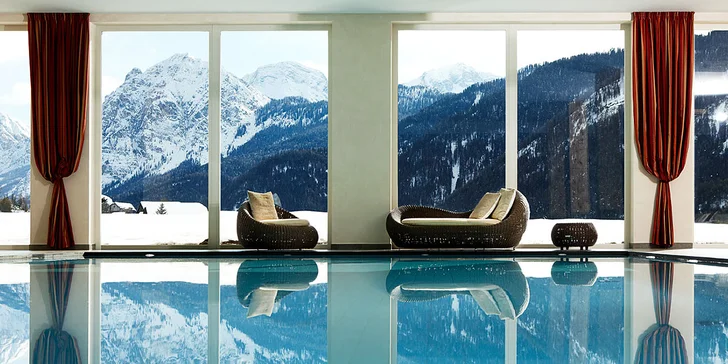 Užijte si italské Alpy: luxusní pobyt s polopenzí, wellness i bazénem