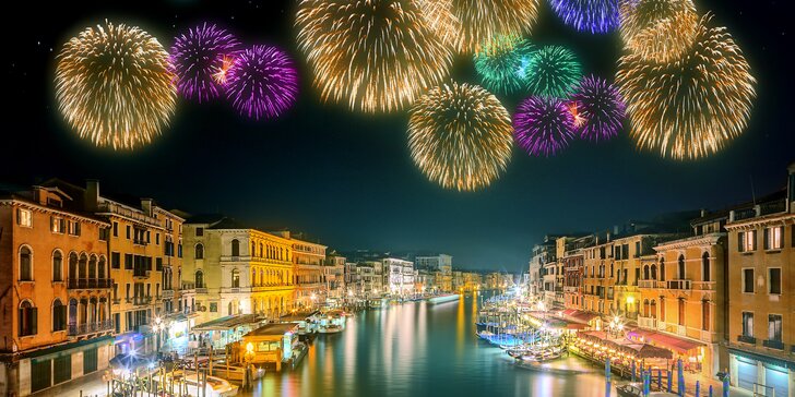 Silvestrovský zájezd do Benátek i s půlnoční plavbou a ohňostrojem