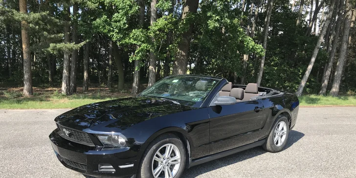 Adrenalin za volantem: půjčte si Ford Mustang kupé nebo kabriolet na den či víkend
