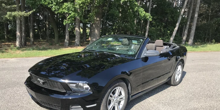 Adrenalin za volantem: půjčte si Ford Mustang kupé nebo kabriolet na den či víkend
