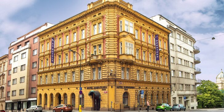 Romantika pro dva: 4* pobyt v centru Prahy s privátním wellness a snídaní