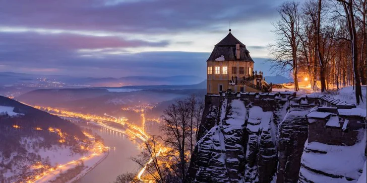 Adventní plavba na vánoční trhy na pevnosti Königstein a zpět, oběd, pečení perníčků a průvodce po celý den
