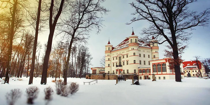 Jedinečný wellness pobyt na zámku Wojanów na polské straně Krkonoš