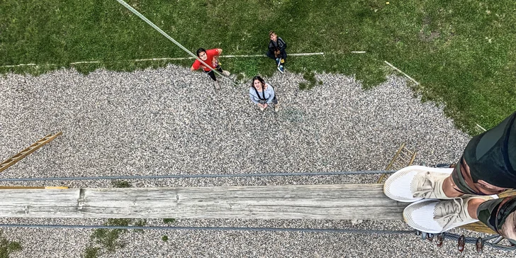 S partou za pokladem: 3 hodiny akční zábavy a luštění šifer v lanovém centru