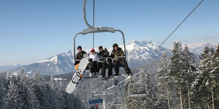 Vydejte se lyžovat do italských Alp: 2 noci v hotelu s polopenzí, 3 dny lyžování