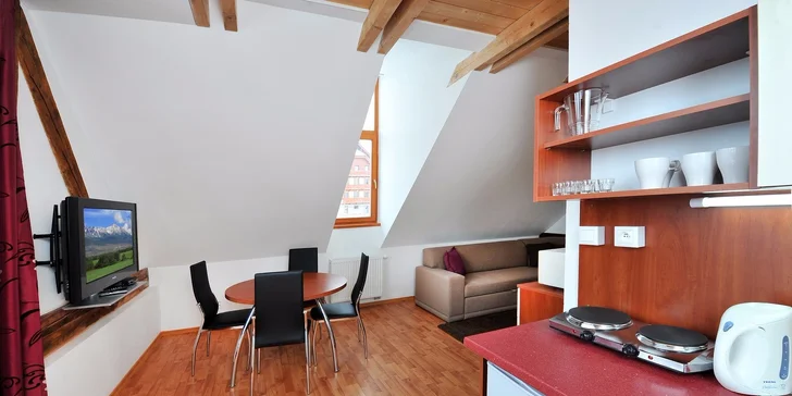 Apartmány jen 1 km od lanovky na Skalnaté pleso či Lomnický štít