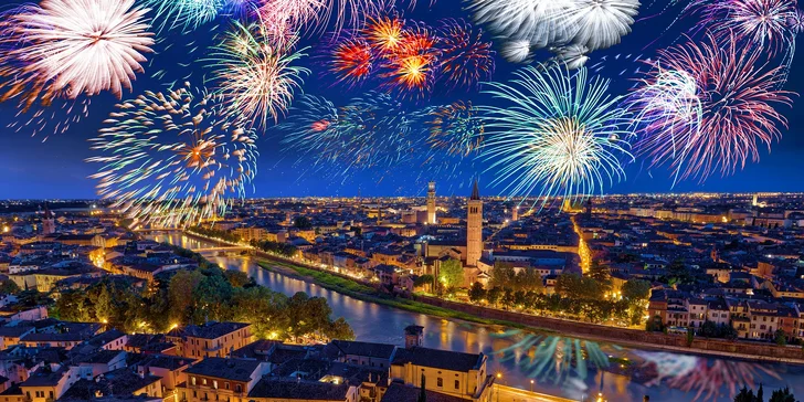 Romantický silvestr v Itálii: Benátky a Verona s ubytováním na 1 noc a snídaní