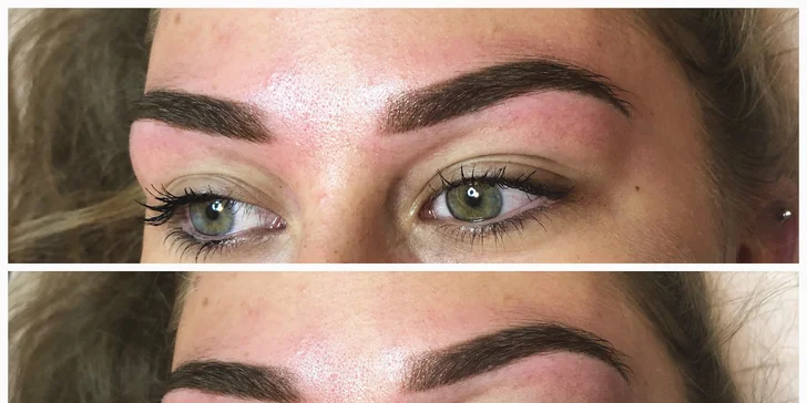 Permanentní make-up obočí v salonu v centru Brna: microblading nebo pudrové obočí