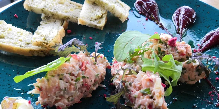 Tříchodové degustační menu Pescatore se slávkami pro dva