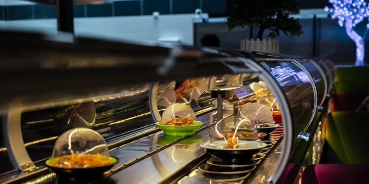 Running sushi ve Wasabi Olomouc: 2 hodiny neomezeného hodování pro 1 osobu
