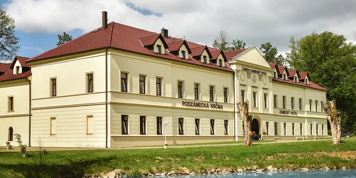 Zámecká relaxace v Chateau Kynšperk: polopenze, wellness i solná jeskyně