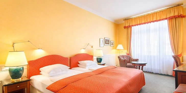 Relaxační pobyt v Karlových Varech s bazénem, procedurami a polopenzí