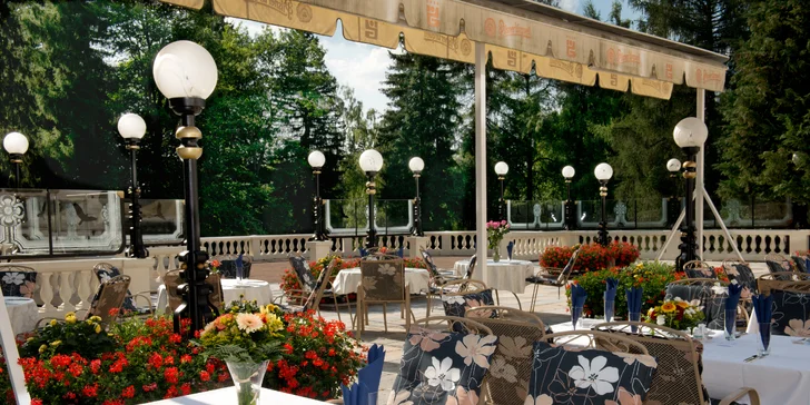 Relax ve 4* hotelu v Mariánských Lázních s polopenzí i procedurami a golfem