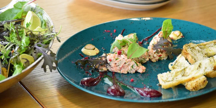 Tříchodové degustační menu Pescatore se slávkami pro dva