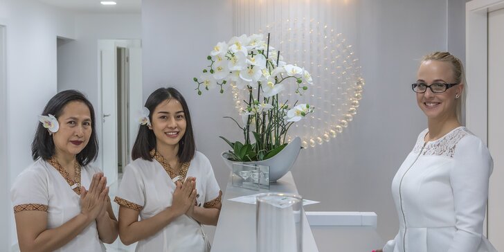 Thajská 90minutová relaxace v luxusním salonu Diamond Spa podle výběru