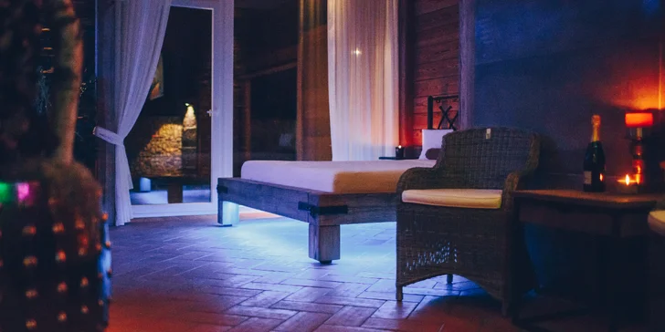 Romantika v ráji: privátní wellness & spa s lahví prosecca pro dva