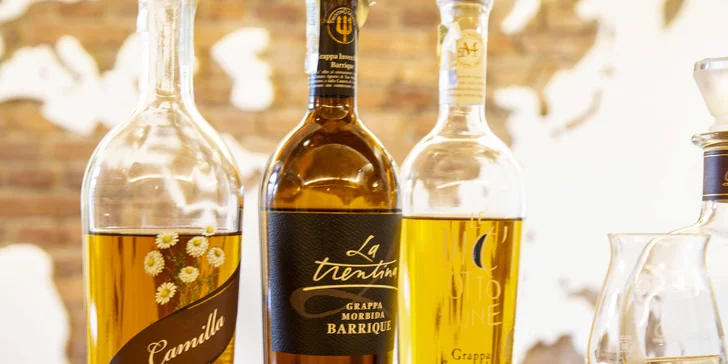 Ochutnejte něco nového: degustace grappy nebo likérů a ovocných pálenek