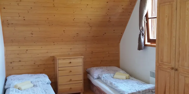 Parádní dovolená na Slovensku: plně vybavená chata u Liptovské Mary až pro 8 osob