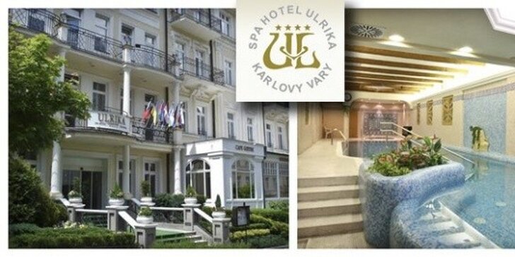 3799 Kč za 3denní pobyt pro DVA včetně snídaně, večeří a aroma koupelí. Spa Hotel Ulrika v centru Karlových Varů s 55% slevou!
