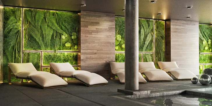 Pobyt v novém luxusním resortu v polských Krkonoších: jídlo a neomezený wellness