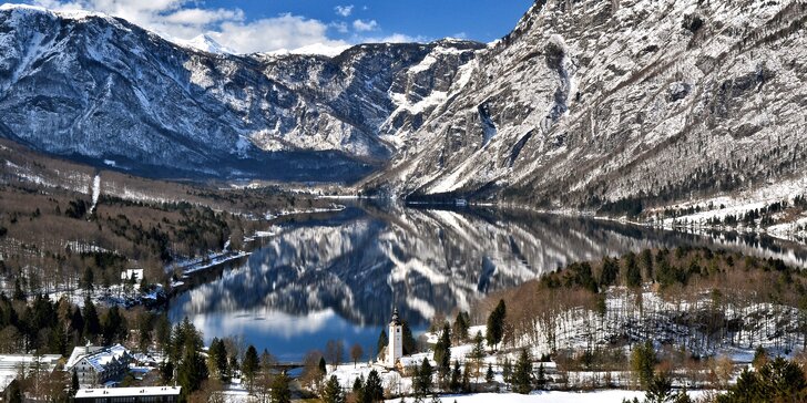 Wellness pobyt u slovinského jezera Bohinj se snídaní nebo polopenzí pro pár