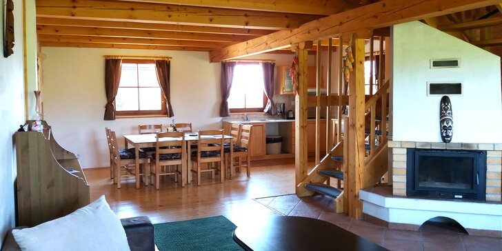 Parádní dovolená na Slovensku: plně vybavená chata u Liptovské Mary až pro 8 osob