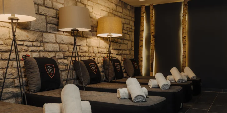 Nechýba relaxačná miestnosť s pohodlnými ležadlami, 2 sauny a infračervená kabína.