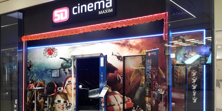 Zažijte pátou dimenzi: lístek na libovolný film v 5D Cinema Maxim