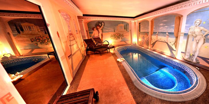 Luxusní odpočinek v privátním wellness na Vinohradech: vyhřátý bazén, vířivka, sauna i tantra masáž