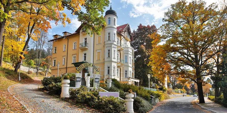 Relax v Mariánských Lázních: polopenze, wellness procedury a bazén