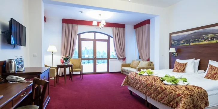 Dovolená v polských Jizerkách pro páry i rodiny: wellness pobyt v pohádkovém hotelu