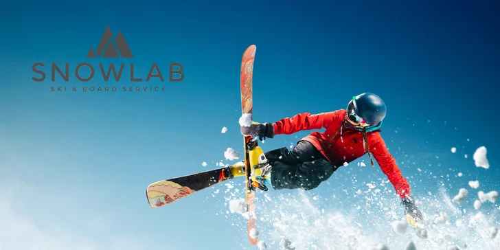 Velký nebo sportovní servis lyží či snowboardu: přebroušení skluznice, oprava rýh i voskování