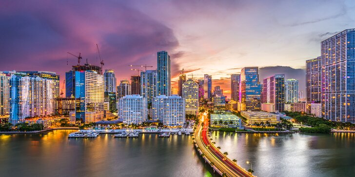 Letecký zájezd na Floridu: 5 nocí na Miami Beach, rajské klima, palmy a moře