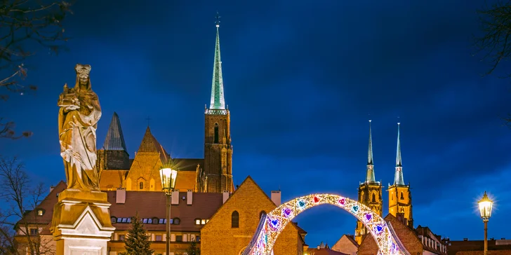 4* pobyt u centra Vratislavi: hotel přímo u Odry, snídaně i sauna, akce 2 děti zdarma