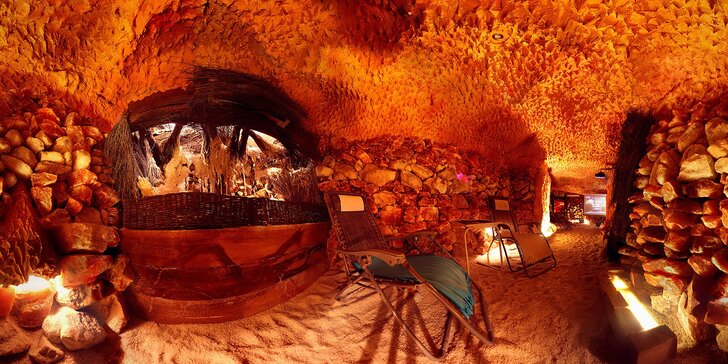 Pravá solná jeskyně pro zdraví a relax: Jednotlivé vstupy nebo permanentka